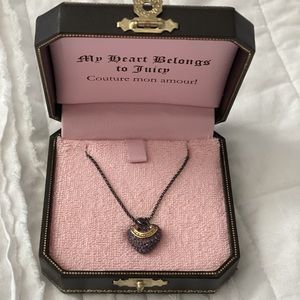 Juicy Couture Purple Pave Necklace